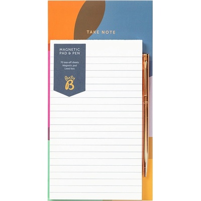 Busy B Магнитен бележник с химикалка 70 страници - Busy B (8818)