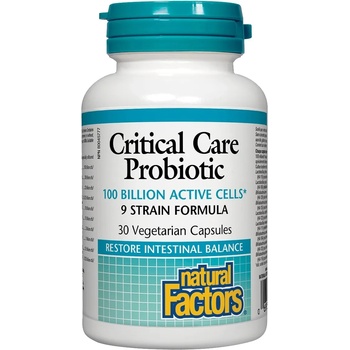 Natural Factors Critical Care Probiotic, 30 капсули, Natural Factors (1819 NF)