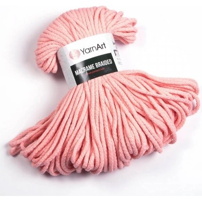 YarnArt Macrame Braided 5mm Barva: YarnArt Macrame Braided 767 losos