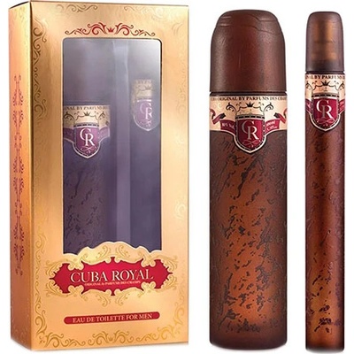 Cuba Royal подаръчен комплект с тоалетна вода 100мл и 35мл за мъже 1 бр