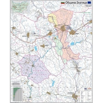 Mapmedia Карта на община Златица