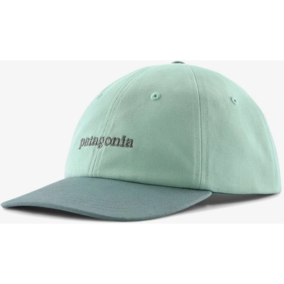 Patagonia Fitz Roy Icon Trad Cap Text Logo Thin Ice zelená