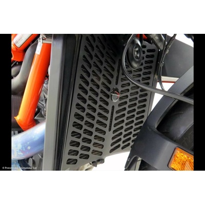 Ktm 1290 Super duke R 20-24, 1390 Super duke R 24-26 Kryt chladiče Powerbronze - plast - černá lesklá – Sleviste.cz