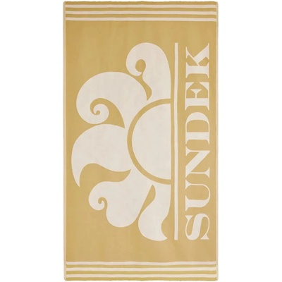 SUNDEK Хавлиена кърпа Sundek Fouta jacquard beach logo towel - Golden (Gold)