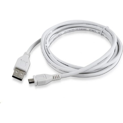 Gembird KAB051M0W USB A Male/Micro B Male 2.0, 1,8m, bílý