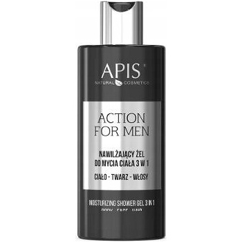 Apis Action For Men Hydratačný telový čistiaci gél 3v1 1000 ml