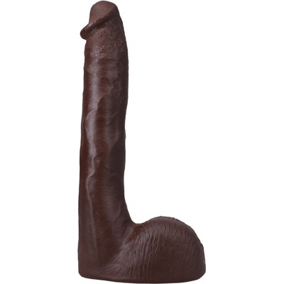 Doc Johnson Signature Cocks Pressure ULTRASKYN 10″ Cock with Vac-U-Lock Suction Cup hnedé dildo s Vac-U-Lock prísavkou 25,2 x 4,5 cm