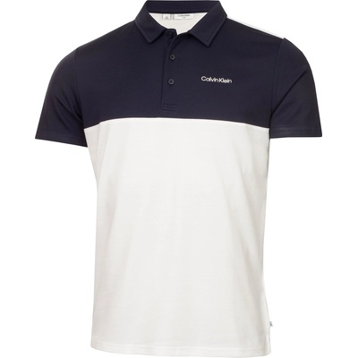 Calvin Klein Golf Блуза с яка Calvin Klein Golf Men's Jc Block Short Sleeve Performance Polo Shirt - Wht-Nvy