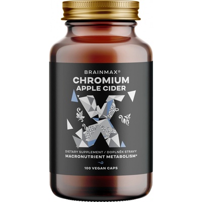 BrainMax Chromium & Apple Cider 100 rostlinných kapslí