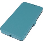  Кожен калъф, тип портфейл и поставка за LG K8 - Wallet Flip Case (син)