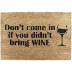 Artsy Mats Изтривалка от кокосови влакна 40x60 cm Without Wine - Artsy Doormats (TYPO-WITHOUTWINE)