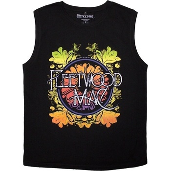 Fleetwood Mac Риза Circle Floral Logo Unisex Black 2XL (FMTANK28MB05)