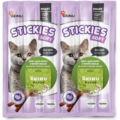 Akinu Stickies Krůtí tyčinky 6 x 5 g