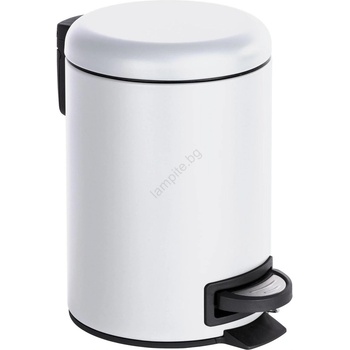 WENKO 22142800 - Кош LEMAN 17x25 см бял/черен (WE0289)