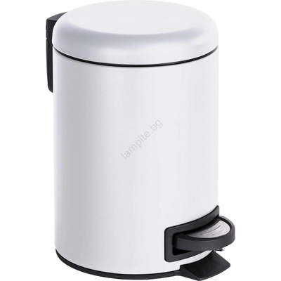 WENKO 22142800 - Кош LEMAN 17x25 см бял/черен (WE0289)