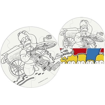 Efko Vymaluj si The Simpsons kruh 9 dielov