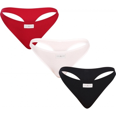 Tommy Hilfiger 3PACK dámske tangá nadrozmer viacfarebná (UW0UW05189 0SR)