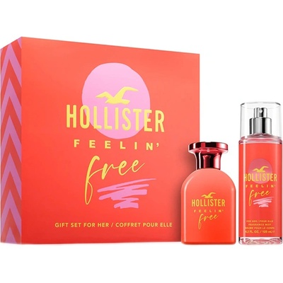 Hollister Feelin' Free подаръчен комплект с парфюмна вода 50мл за жени 1 бр