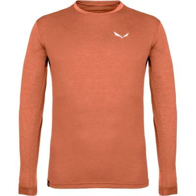 Salewa Мъжка блуза с дълъг ръкав Salewa Puez Melange Dry L/S Tee Sport shirt - Bombay Brown Melange - размер XL (016-5111-1414)
