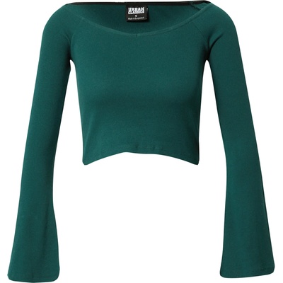 Urban Classics Тениска зелено, размер XS
