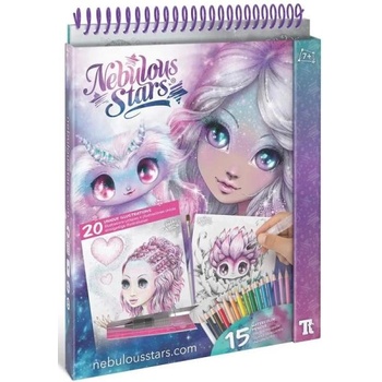 Nebulous Stars Книжка за оцветяване с водни маркери
