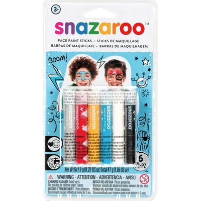 SNAZAROO Tužky na obličej modrá sada