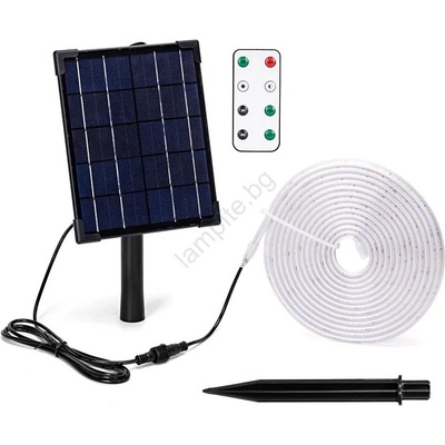 Aigostar - LED регулируема соларна лента LED/5W/3, 2V 5 м 2700K IP65 + DO (AI1162)