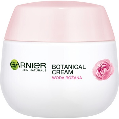 Garnier Skin Naturals Botanical Rose Water Cream vyživující a zklidňující 50 ml