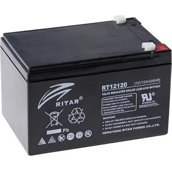 Ritar power Оловна Батерия (RT12120) AGM 12V / 12 Ah - 151 / 98 / 95mm терминал2 RITAR (RITAR-RT12120)
