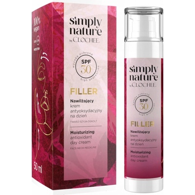 Simply Nature by Clochee Filler SPF 30 hydratační antioxidační denní krém 50 ml