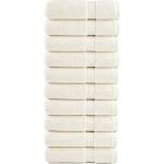vidaXL Премиум хавлиени кърпи SOLUND 10 бр зелени 100x150 см 600 gsm (137481)
