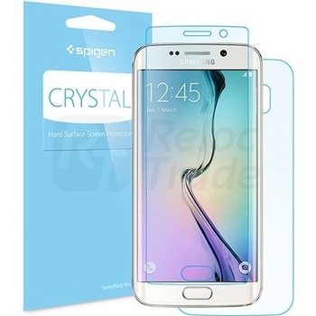 Samsung G925 / Galaxy S6 Edge - Ochranná fólie - Spigen LCD Film Crystal CR / Polykarbonátová