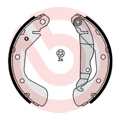 Sada brzdových čeľustí BREMBO S 59 514