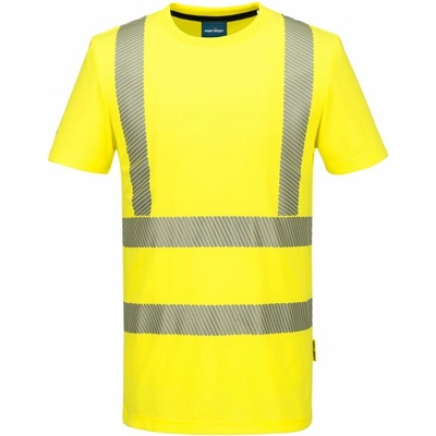 Portwest KX301 KX3 Hi-Vis Reflexné športové tričko žltá S