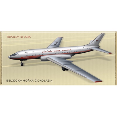 Choco Pola Tupolev Tu-104A hořká 100 g