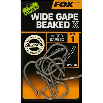 Fox Edges Wide Gape Beaked X Hooks vel.1 10 ks