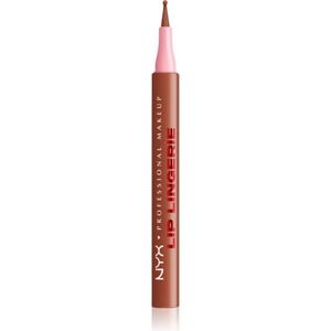 NYX Professional Makeup Lip Lingerie маркер за устни за дълготраен ефект цвят 02 Naughty Nude 1ml