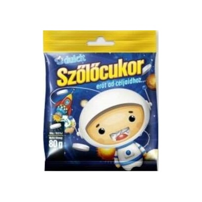 Dulcit Hroznový cukr natur pastilky 80 g
