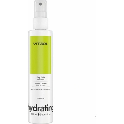 Vitalfarco Vitael Dry Krém ve spreji 10v1 pro suché vlasy chrání před teplem 150 ml