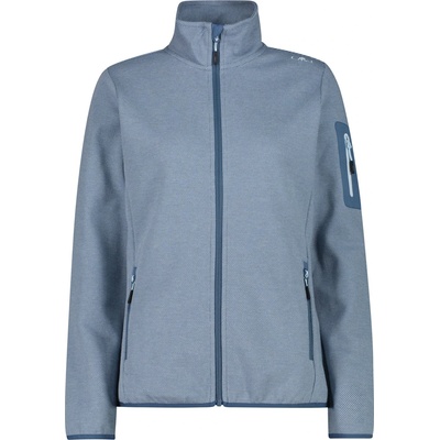 CMP Дамско поларено яке CMP Women's Jacket Jacquard Knitted Fleece jacket - Space / Sky Blue - размер 36 (EU) (105-7196-0612)