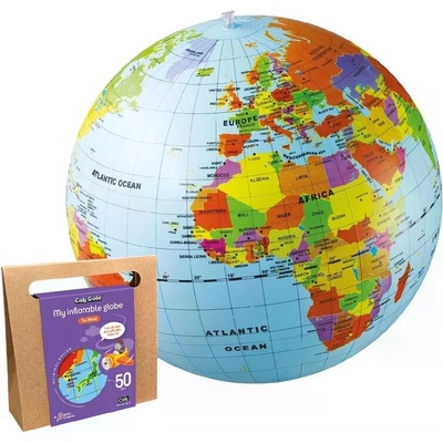 Nafukovací globus Caly My inflatable globe - The World, globe 50 cm