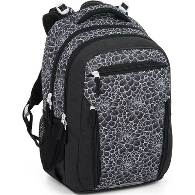 Bagmaster batoh PORTO 25 A černo-bílý