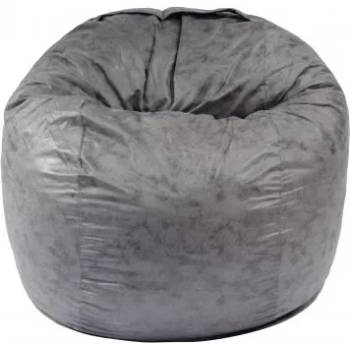 Image 1 of PUFRELAX Пуф, Барбарон, 600л. , King Size - Smoke Grey, Перящ се калъф, Трансформира се в легло, Пълнеж с микс от мемори пяна и дунапрен, Гама Premium (PUF-M-K-PT-MNGRE)