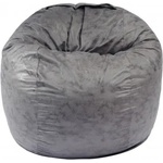 PUFRELAX Пуф, Барбарон, 600л. , King Size - Smoke Grey, Перящ се калъф, Трансформира се в легло, Пълнеж с микс от мемори пяна и дунапрен, Гама Premium (PUF-M-K-PT-MNGRE) - topmall