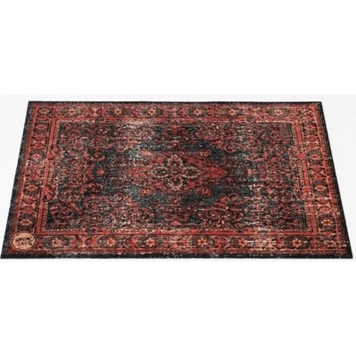 DRUMnBASE Vintage Persian Stage Mat 130 Red/Black