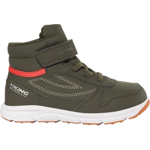 Viking Детски мултиспорт обувки Viking Kid's Hovet Mid WP Multisport shoes - Olive / Red - размер 29 (EU) (702-3143-0318)