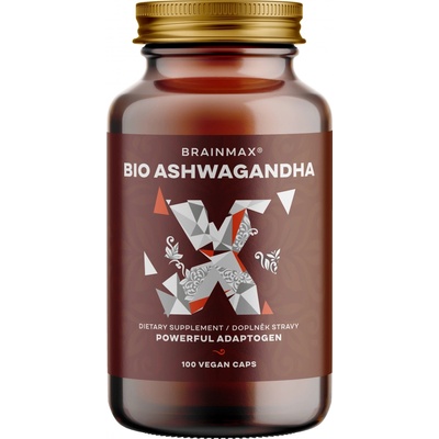 BrainMax BIO Ashwagandha ašvaganda 660 mg 100 rostlinných kapslí