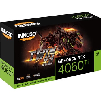 Inno3D GeForce RTX 4060 Ti 16GB TWIN X2 (N406T2-16D6-178055N)