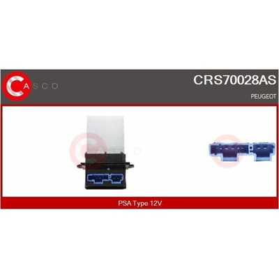 Odpor, vnitřní tlakový ventilátor CASCO CRS70028AS