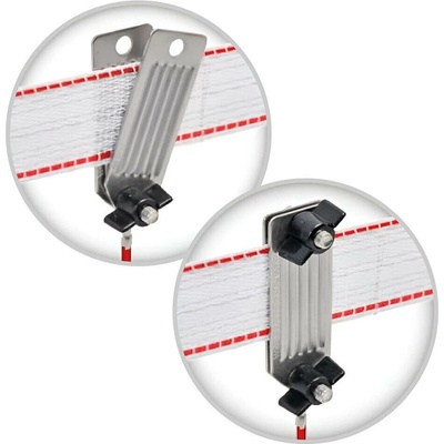 VNT electronics s.r.o. Spojovací kabel páska-páska pro elektrický ohradník - 80 cm